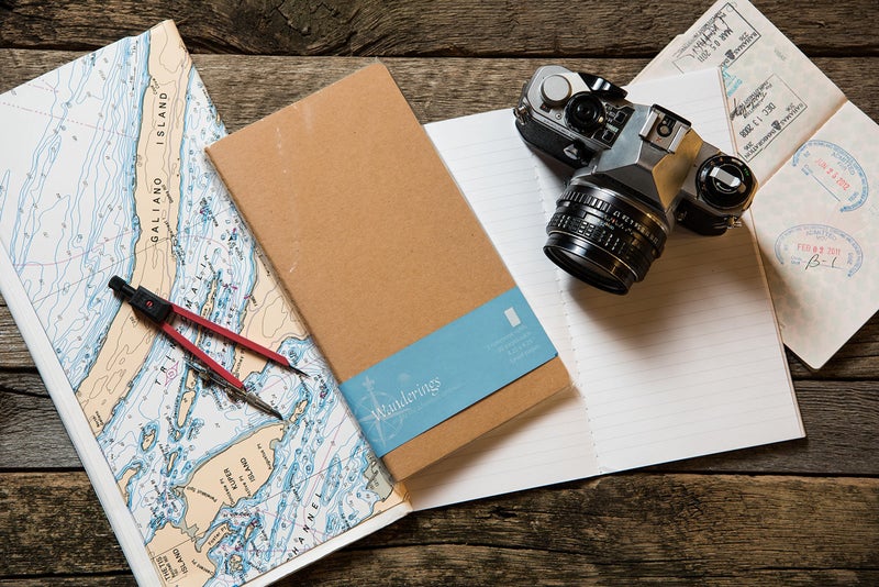 Wanderings Lined Regular Size Travelers Notebook Inserts | 4.25" x 8.25"/11cm x 21cm | 100 GSM Paper | 3 Hand-Stitched Booklets/180 Pages | Travelers Notebook Refills for Journals, Diaries, Planners - Image 4
